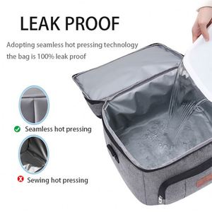 Customized Stylish Lunch Cooler Bag Thermal Insulation Picnic Bags Tote Cooler Kids School <b>Lunchbox</b> - Product Image 4