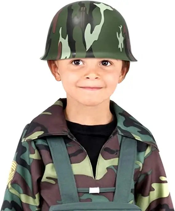 Лидер продаж, армейские шлемы для детей, пластиковые камуфляжные шапки, шлем-солдат, сувениры для вечеринок, камуфляжный костюм, головной убор