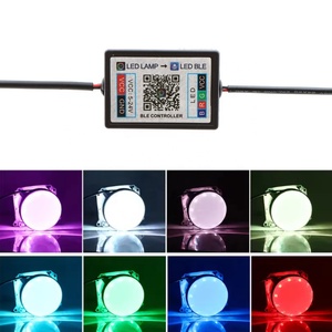 Anillo de Luz Decorativo RGB de 360 Grados, Control por Aplicación, <span class=keywords><strong>Ojos</strong></span> de <span class=keywords><strong>Demonio</strong></span> LED, Lente de Proyector HID Automático, Kit de Anillos de <span class=keywords><strong>Demonio</strong></span>, Accesorios de Iluminación para Automóviles - Product Image 4