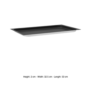 Non-Stick GN 1/1 Oven <b>Tray</b> 53 × 32.5 × 2 h cm Gn1/1 - Product Image 3