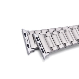 Correa de reloj inteligente JAETIUM de titanio, repuesto para Apple Watch, resistente al agua, con cierre plegable, pulsera de acero inoxidable - Product Image 3