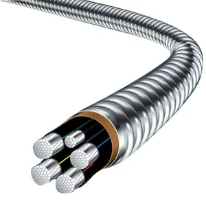 Produsen kabel Tiongkok 3 Core/4 Core multi spesifikasi kabel listrik kawat baja bawah tanah PVC kabel daya tembaga