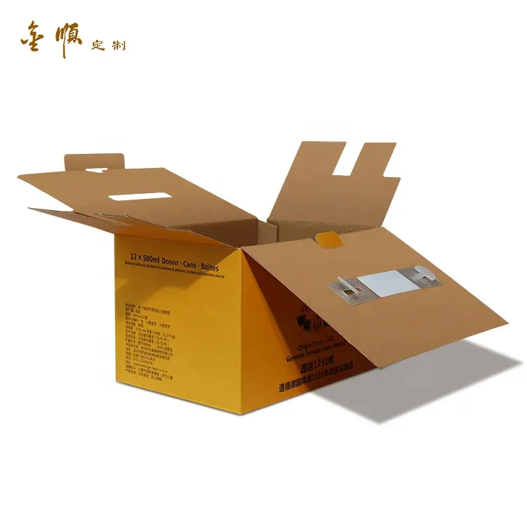 Картонная упаковка 3 слойная/5ply гофрированный картон по индивидуальному заказу рифленых картонных коробок