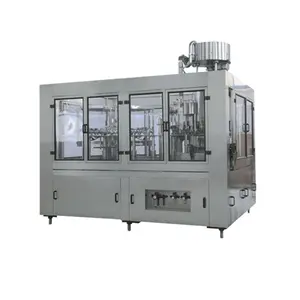 2000bph 300ml-2500ml Automatic PLC Control 3 in 1 Bottle Liquid Beverage Beer Washing Filling and Capping Production Machine