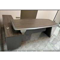 Table de bureau moderne en MFC + MDF pour immeuble de bureaux, supermarché, villa, buanderie ou bureau de gestion à domicile, utilisation polyvalente