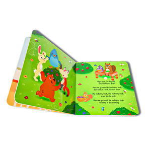 Libro de sonido impreso personalizado para niños libro de sonido de música multilingüe personalizable de tapa dura para niños con función de audio - Product Image 5