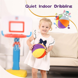Ballon de <span class=keywords><strong>basket</strong></span> souple pour enfants, jouet d'intérieur coloré - Product Image 3