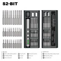 Kit de tournevis électrique de précision 38-en-1 avec embouts magnétiques pour la réparation d'ordinateurs, vente en gros OEM