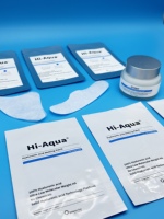 Parche antiarrugas para ojos, cuidado de la piel coreano, mascarilla fundente, parche combinado con ácido hialurónico y crema rellena de arrugas.