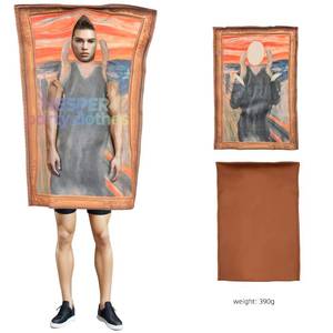 Costume drôle et moulant pour adulte, à bas prix, avec cadre photo, pour fête d'Halloween des enfants, inspiré des personnages de la télévision. - Product Image 1