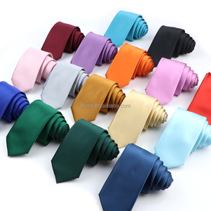Corbata Casual para Hombre de 6CM, Corbata Delgada para Hombre en Rojo y Negro, Corbata Estrecha para Novio, Fiesta, Vestir, Regalo - Product Image 3