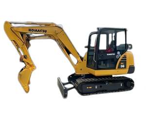 Excavatrice compacte d'occasion Komatsu PC56 6 tonnes, produit remis à neuf de qualité - Product Image 1