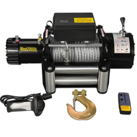 Treuil électrique compact 3000 lbs pour ATV/UTV 4x4, 12V 24V 48V, mini treuil électrique 12V, capacité de traction 3000 lbs