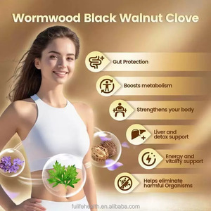 Wormwood Black Walnut Parasite Cleanse Softgels <strong>Capsule</strong> Herbal Immune Support Supplement Wormwood Black Walnut Clove 240 <strong>Capsule</strong> - Product Image 5
