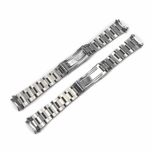 in metallo regolabile in acciaio inossidabile traspirante di lusso 18mm 19mm 20mm 21mm, compatibile con RoIIex <span class=keywords><strong>Ghost</strong></span> Dayt0na - Product Image 1