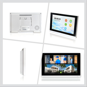 Sonnette sans fil et interphone, terminal de pointage des heures avec reconnaissance faciale/empreintes digitales/carte RFID, avec TCP/IP et dispositif de contrôle d'accès - Product Image 3