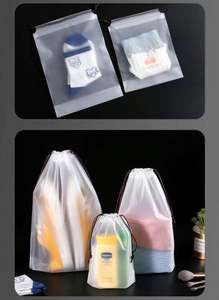 Bolsa con Cordón Personalizada, Ecológica, Biodegradable, con Impresión en Serigrafía, Material de PVC, para Empaque de Ropa - Product Image 5