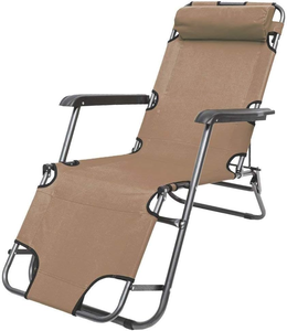 Sedia a <span class=keywords><strong>Sdraio</strong></span> <span class=keywords><strong>Pieghevole</strong></span> Portatile in Tessuto dal Design Moderno Regolabile, Resistente per Esterni, Camera <span class=keywords><strong>da</strong></span> Letto, Hotel, Spiaggia, Terrazza - Product Image 3