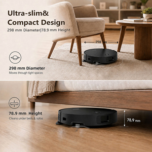 EU and Side Brush Dual-expansion Anti-tangle Auto Dust-Collect Dock Robot Vacuum Cleaner for Home - Product Image 2
