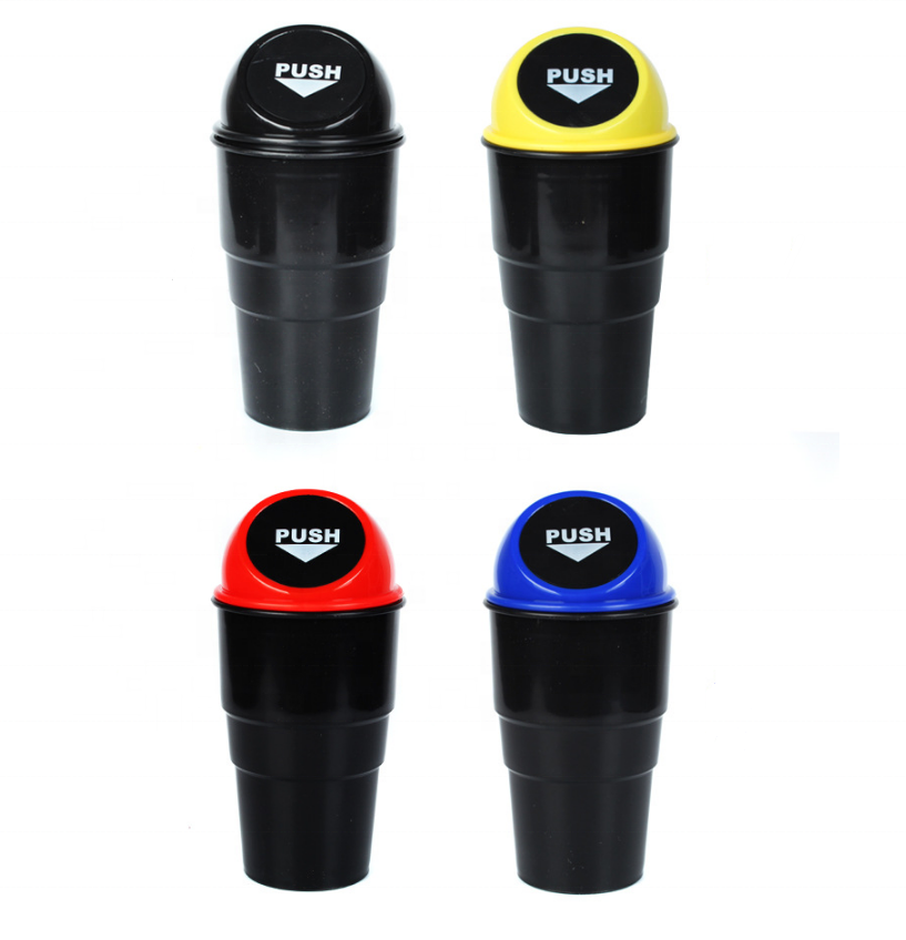 Mini Oficina de mini coche de basura de plástico bin basura