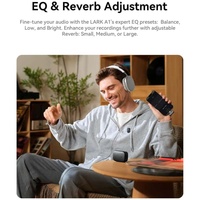 Hollyland Lark A1 Duo (USB-C RX + étui de charge) Microphone cravate sans fil 2,4 G pour enregistrement en extérieur
