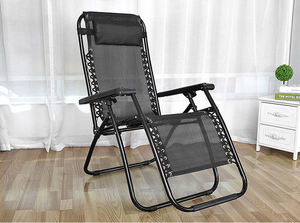 Chaise longue de relaxation portable 6,4 kg pour voyage, loisirs, zéro gravité, pliable, pour camping, jardin, plage - Product Image 4