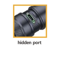 Lampe torche LED 4000 lumens 21700 Li-ion rechargeable 1000 mètres LEP/WP-CT3+XPG3 en alliage d'aluminium IP68 étanche