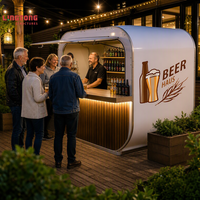 Tente capsule gonflable pour stand de boissons de festival de bière en plein air, idéale pour la vente événementielle