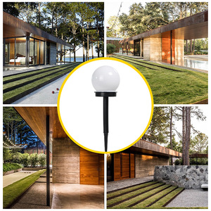 Luces de Jardín de 20 cm con Forma de Burbuja, Iluminación LED para Exteriores, Impermeables, para Patio y Paisaje - Product Image 2