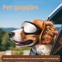 Lunettes de protection Ivy pour animaux de compagnie, lunettes de soleil coupe-vent pour chiens de taille moyenne/grande, utilisation en extérieur, lentilles en PC, monture en TPU, toutes saisons