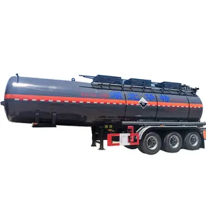3 Axles 32% HCL Acid Transporting Tanks Chemical tanks fabrication manufacture