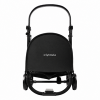 Poussette de voyage compacte et légère Brightbebe pour bébé, pliable d'une seule main, avec harnais de sécurité à 5 points pour avion
