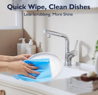 Lingettes réutilisables Rangxin, chiffons de nettoyage jetables, serviettes en papier réutilisables pour la cuisine
