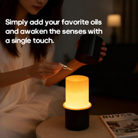 Diffuseur d'huiles essentielles le plus récent, lampe de nuit minimaliste, diffuseur d'arômes électrique portable, humidificateur d'air ultrasonique pour hôtel et maison