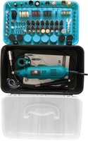 Kit de meuleuse électrique multifonction professionnelle 135W, 125 pièces, mini perceuse de polissage et graveur polyvalent pour bricolage