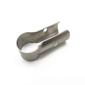 Tùy chỉnh thép mạ kẽm Cuối Đường sắt T KẹP Chuỗi liên kết khung thép nối clip cho ống tấm kim loại tấm kim loại chế tạo - Product Image 1