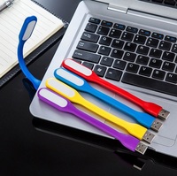 Lampe USB réglable et colorée TopWorld Factory, mini lampe LED flexible pour ordinateur portable, lampe de lecture LED pliable en stock