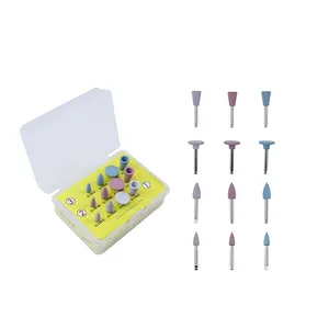 Strumento di odontoiatria materiale dentale gambo RA manipolo a bassa velocità Kit di lucidatura composito testa di molatura per lucidatura dentale