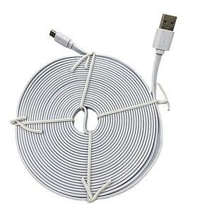 USB a micro5p Cable de carga 3M,5M Cable de alimentación USB plano - Product Image 1