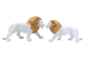 Statua di Tigre in Resina Personalizzata a Grandezza Naturale, Stile Buddista, Dipinta a Mano, Figurina Decorativa per <span class=keywords><strong>Giardino</strong></span> e Casa - Product Image 4