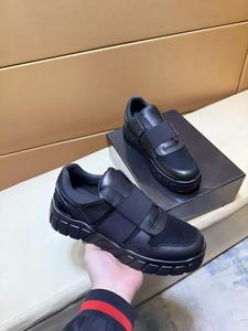 Chaussures de course minimalistes pour hommes, baskets décontractées, logo personnalisé, cuir blanc, coupe basse, polyvalentes, chaussures de sport légères - Product Image 6
