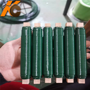 工場花柄ロッドグリーン人工クリスマスワイヤー花屋アート茎バインディングワイヤー40 cm - Product Image 4