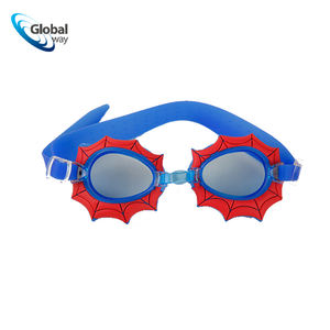 <span class=keywords><strong>Gafas</strong></span> de natación <span class=keywords><strong>para</strong></span> niños con lindo diseño de tela de araña cangrejo y Protección UV antivaho de silicona suave - Product Image 3