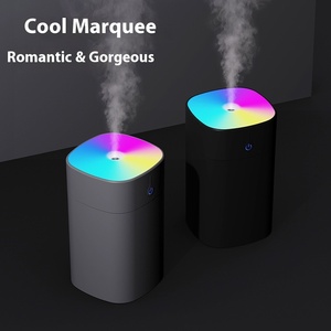 Humidificateur USB portable 400 ml, silencieux, mini diffuseur d'air de bureau avec lumière pour voiture, maison, travail, usage domestique - Product Image 3