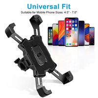 Support de téléphone en métal rotatif à 360 degrés en alliage d'aluminium complet et support de téléphone portable 360 Lit Tablette Supports universels