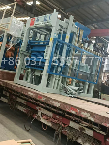 Qt10 hoàn toàn tự động thủy lực quy mô lớn Máy, Máy Làm gạch bê tông, khối rỗng điều khiển lập trình - Product Image 5