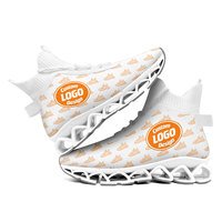 Chaussures de course montantes en maille respirante personnalisées avec logo OEM/ODM pour hommes et femmes FN029XD – Vente en gros usine