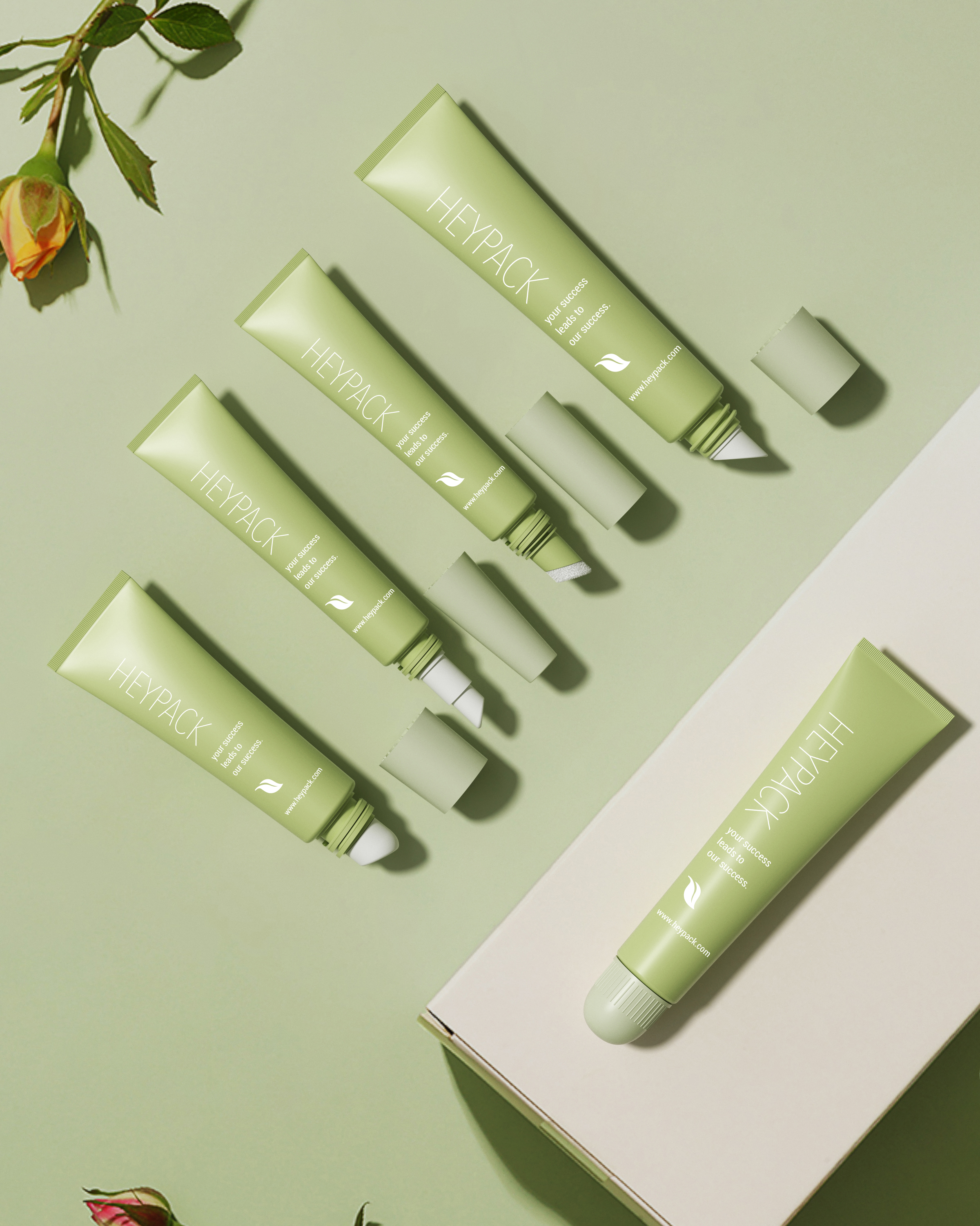 empty lip gloss squeeze tubes matte