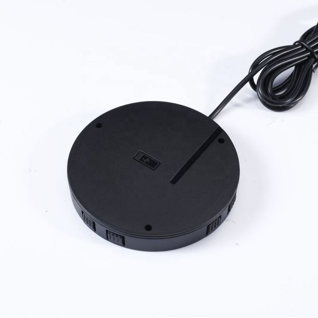 20mm Long Distance Wireless Charging Furniture Charger Embedded Hidden Built Under Desk for All Qi-Compatible Devices