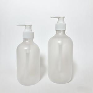 500ml Frosted Pet nhựa mỹ phẩm Báo Chí chai với bơm nắp cho rõ ràng 300ml dầu gội chai moq 100pcs - Product Image 6